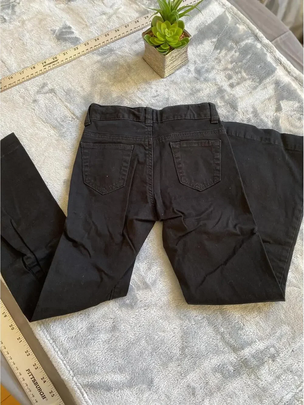 Gap Kids Black Stretch Flared Pants - Size 7